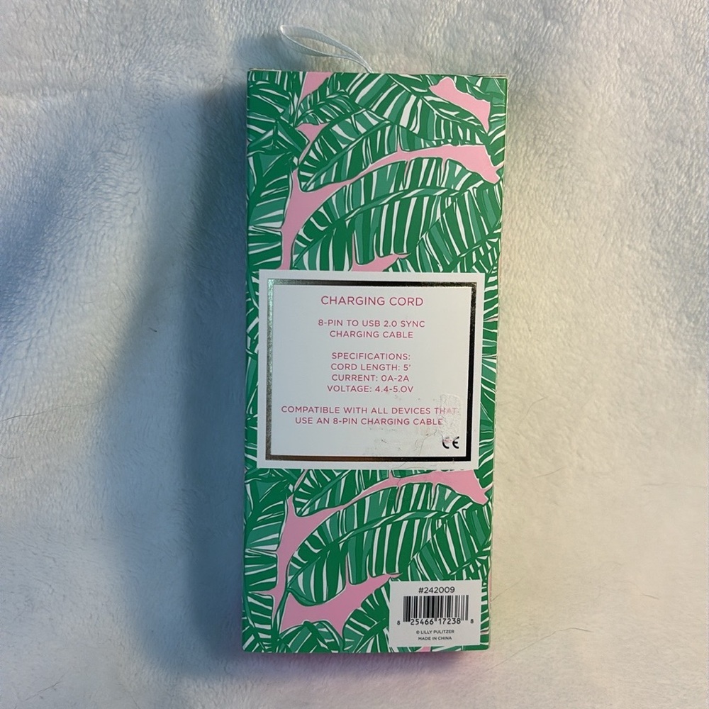 Lilly Pulitzer “Let’s Go Bananas” charging cord - Picture 2 of 3